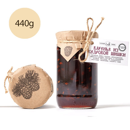 Young Cedar Cones Preserve, Taiga Cache, 440g/ 15.52oz.