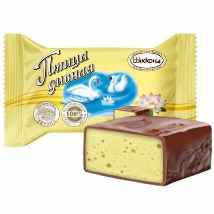 Glazed Lemon Souffle Candies "Marvelous Bird", Akkond, 226g/ 7.97 oz