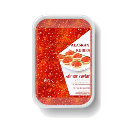 Salmon pink Caviar, Alaskan Rubies, 500 gr / 17.63 oz