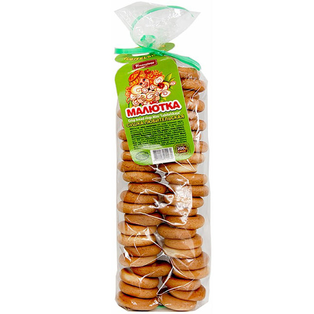 Mini-Sushka Hard Bagel Lubitelskaya, Franzeluta, 200g / 0.44lb