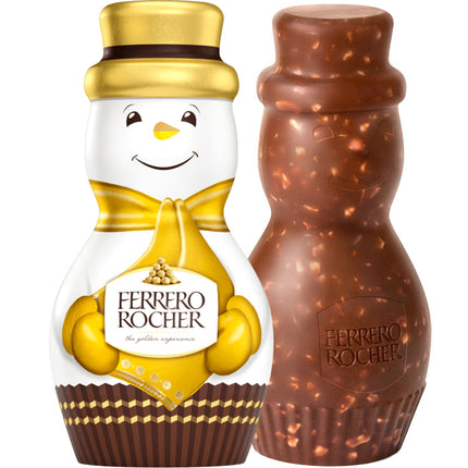 Shaped Milk Nutty Chocolate Snowman, 90g