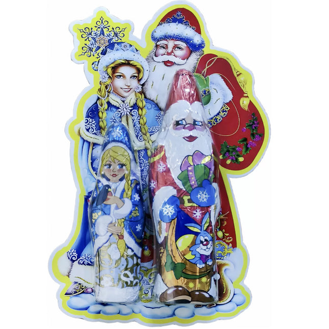 Shaped Chocolate "Santa Claus & Snow Maiden", 100g