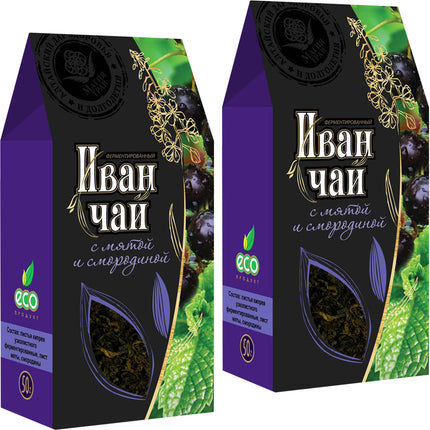 PACK 2 Ivan Tea, Mint & Currants Blend, 50g