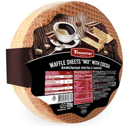 Cocoa Waffle Layers "Assorted", 120g