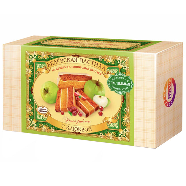 Belevskaya Pastille Baked Apples & Cranberry, 200g