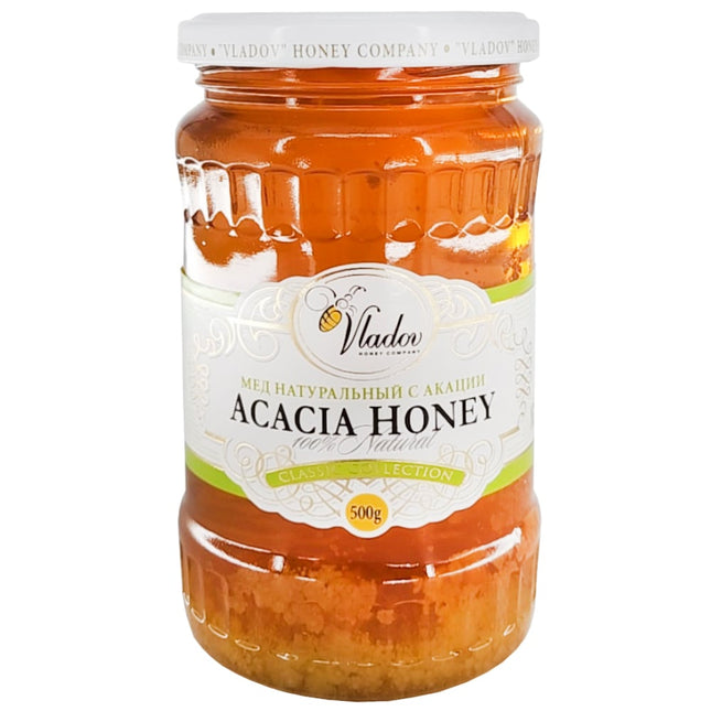 Natural Acacia Honey, Vladov, 500g/ 17.64oz