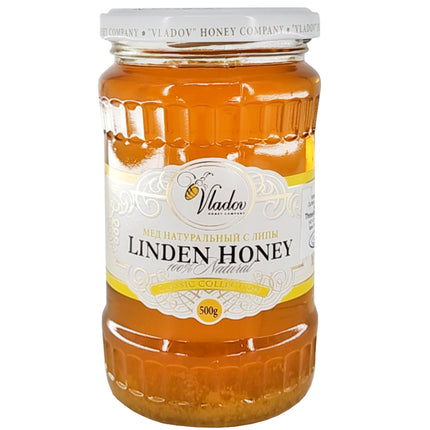 Natural Linden Honey, Vladov, 500g/ 17.64oz